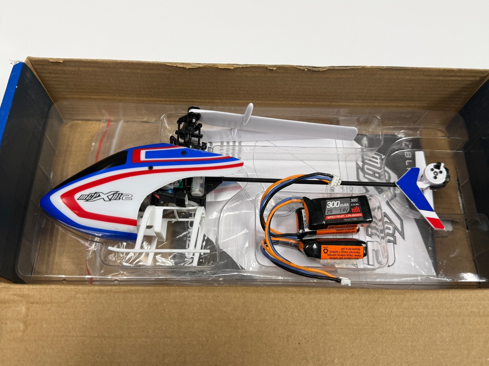 Excellent Blade MCPx MCP X BL2 Brushless BNF RC Helicopter w/ Batteries BLH6050
