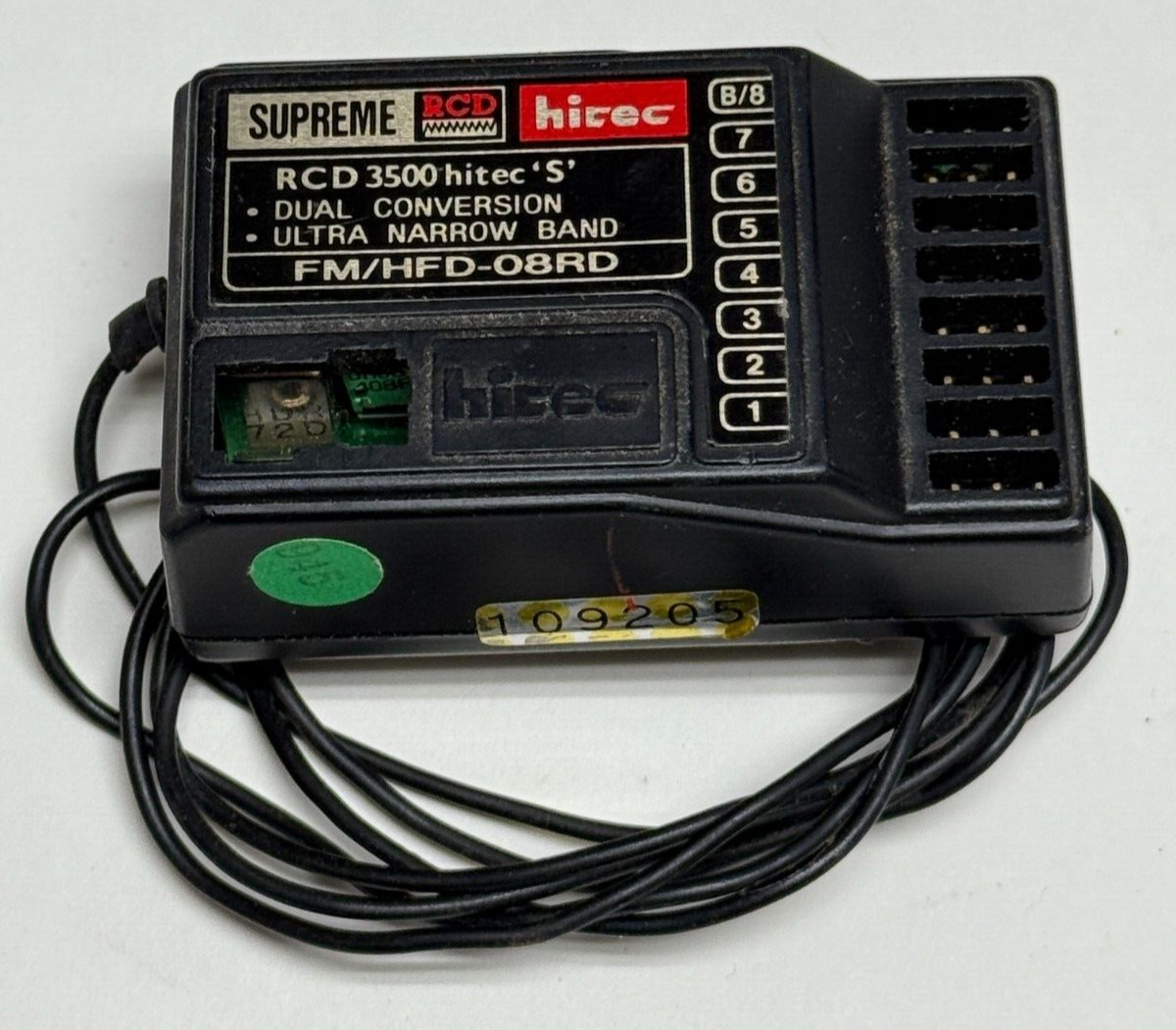 Excellent Hitec RCD3500 Negative Shift 72mhz RC Airplane Receiver : Futaba Hitec