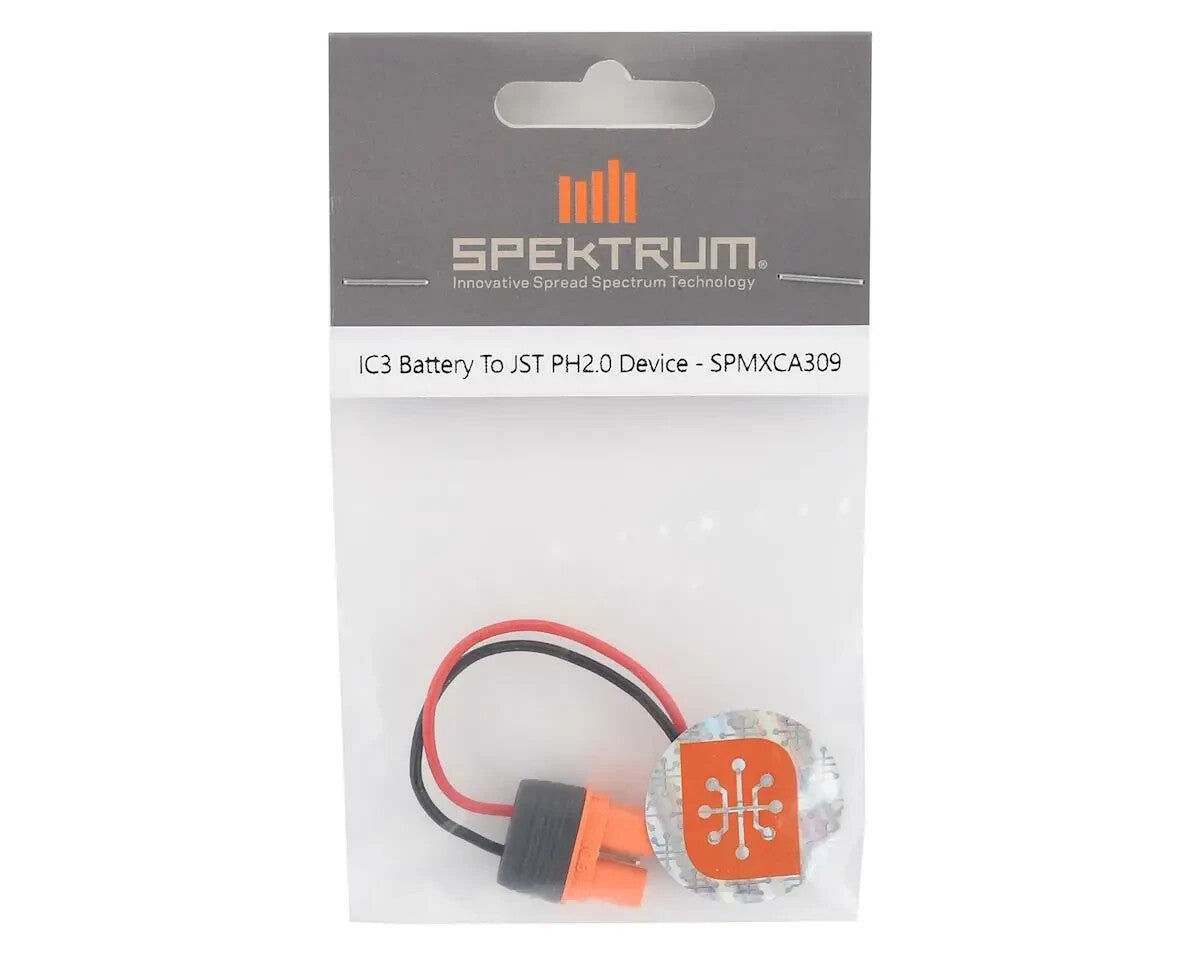 Spektrum Smart RC IC3 EC3 Device to JST PH2.0 PH 2.0 Device SPMXCA309 XCA309