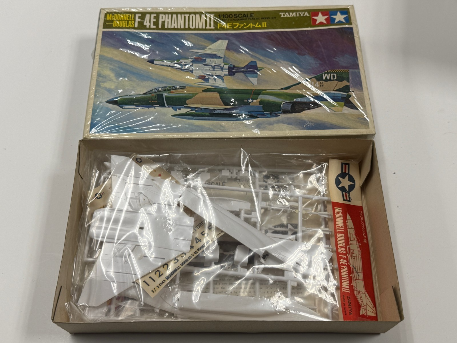 Tamiya McDonnell Douglas F-4E F4E Phantom II 1/100 Scale Plastic Model Kit