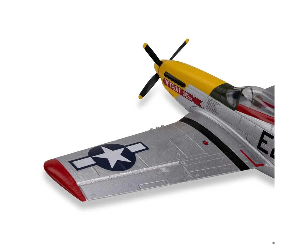 E-flite Eflite UMX P-51D Mustang "Detroit Miss" Basic BNF Electric Airplane