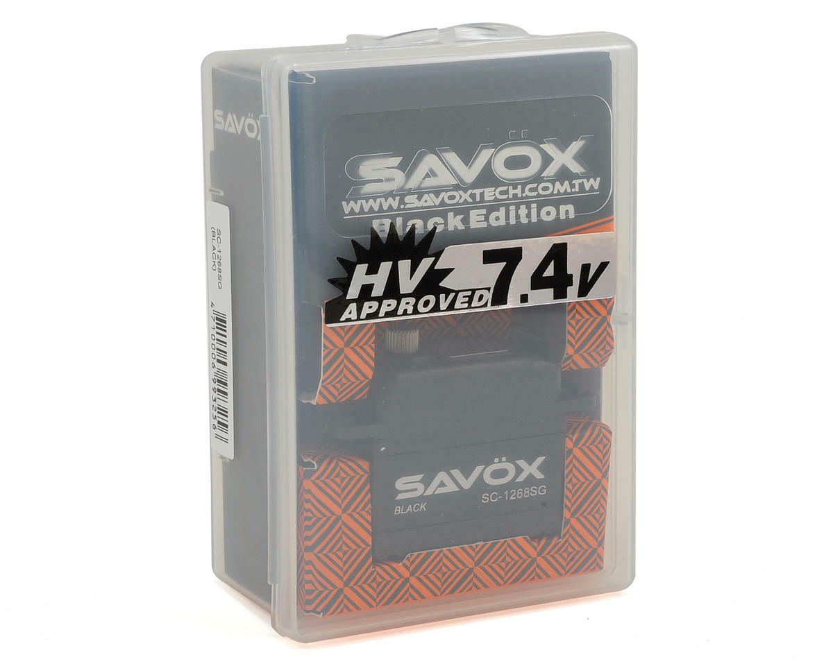 Savox SC-1268SG Black Edition High Torque Steel Gear RC Servo HV High Voltage