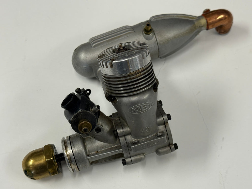 K and B K&B .40 40 Two 2 Stroke Nitro RC Remote Control Airplane Engine