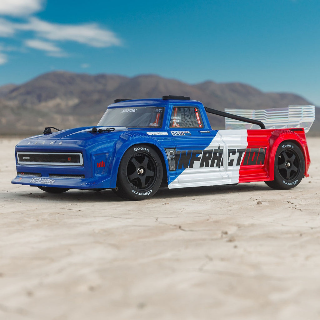 ARA4315V4T1 1/8 INFRACTION 223S DSC 4X4 RTR Brushless All-Road Street Bash Truck