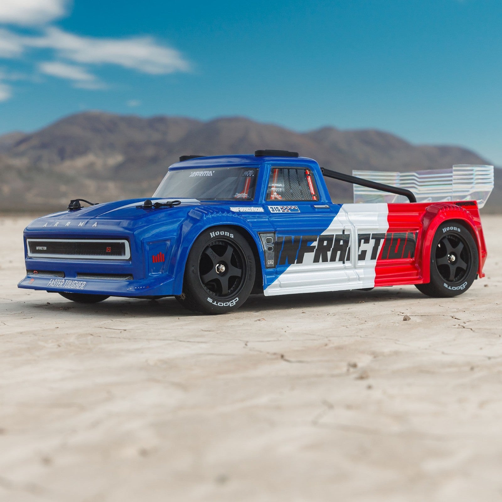 ARA4315V4T1 1/8 INFRACTION 223S DSC 4X4 RTR Brushless All-Road Street Bash Truck