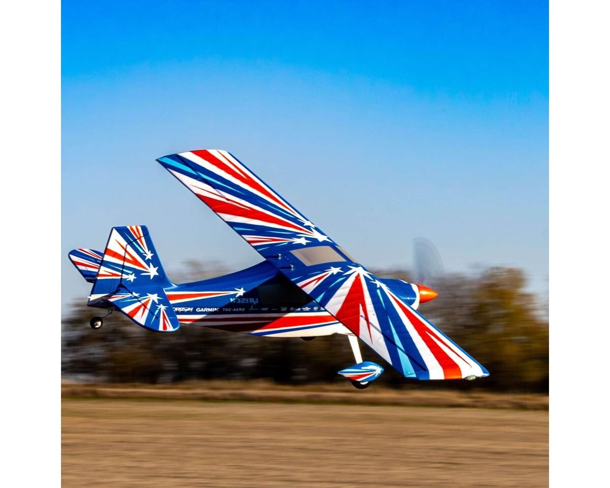 E-flite EFlite Decathlon RJG 1.2m BNF Bind in Fly Basic Electric Airplane SAFE