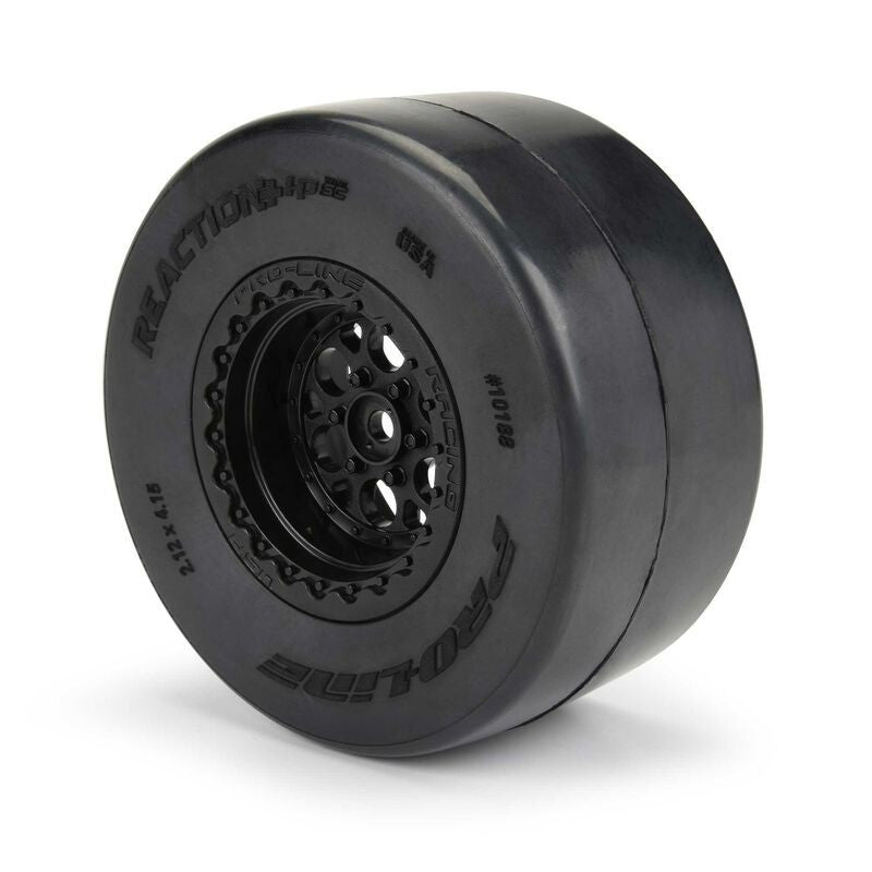 ProLine PRO10188203 Reaction+ HP Wide SC S3 BELTED Drag RC Car Tires (2)