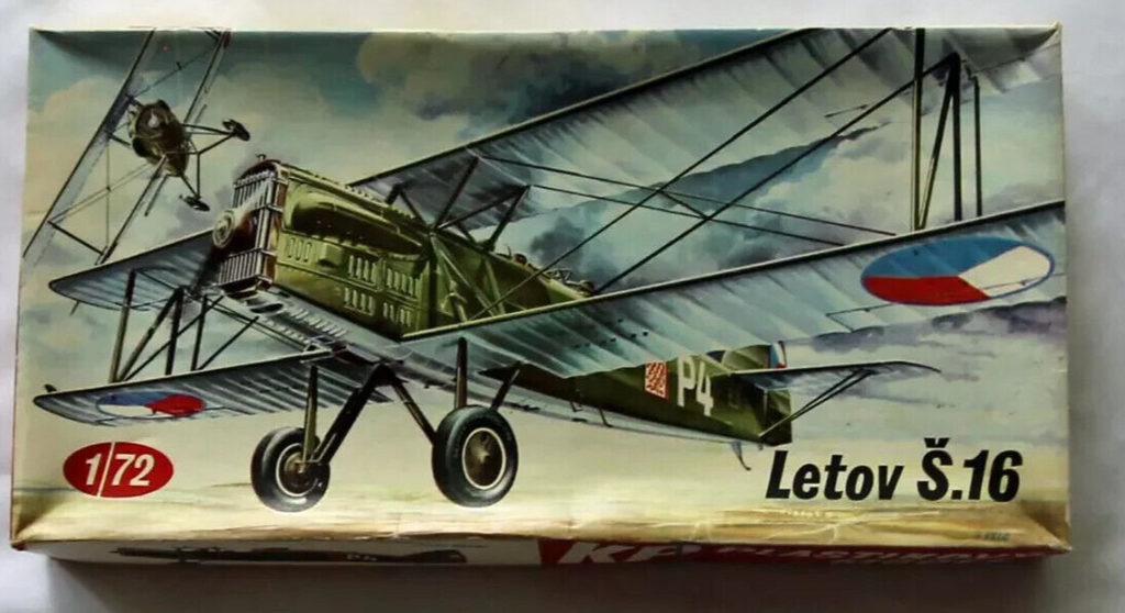 KP Letov S.16 1:72 Plastic Model Kit Complete Vintage Kovozavody Prostejov