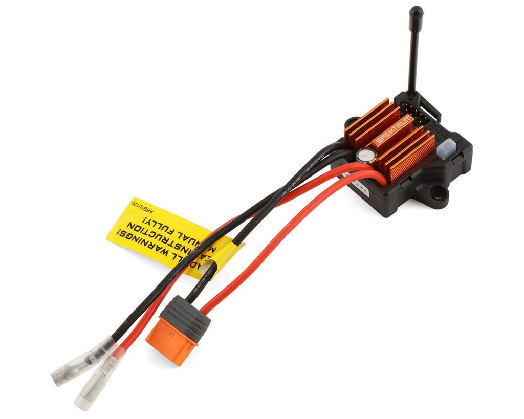 Spektrum RC 40 Amp Brushed 2-in-1 ESC Speed Control & SLT Receiver SPMXSE2140RX