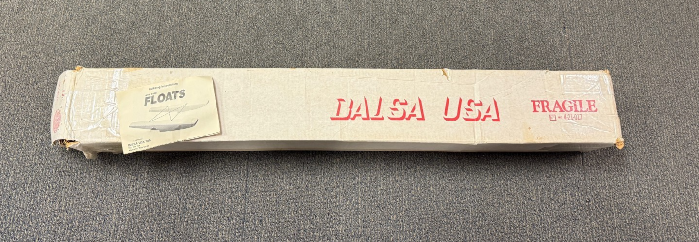 New Balsa USA 1/4 Scale RC Remote Control Model Airplane Float Kit
