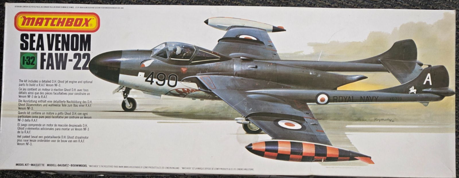 Matchbox Sea Venom FAW 22 Venom NF-3 PK-506 1/32 MODEL KIT RARE