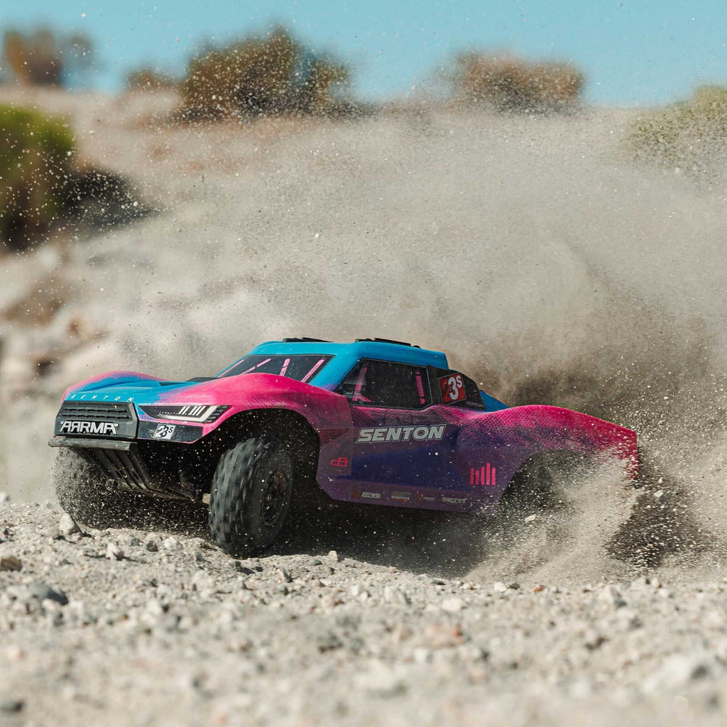 Arrma 1/10 SENTON 4X4 223S BLX Brushless Short Course Truck RTR With DSC, Blue