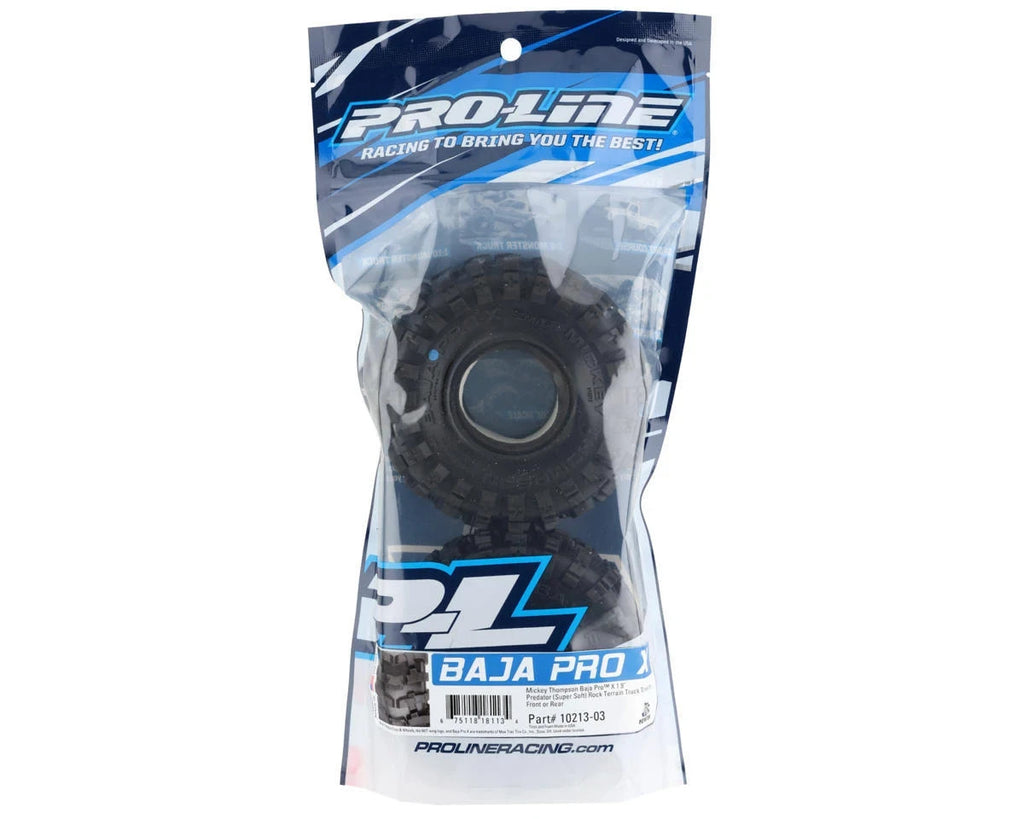 ProLine Racing PRO1021303 1/10 Mickey Thompson Baja Pro X Predator F/R 1.9"