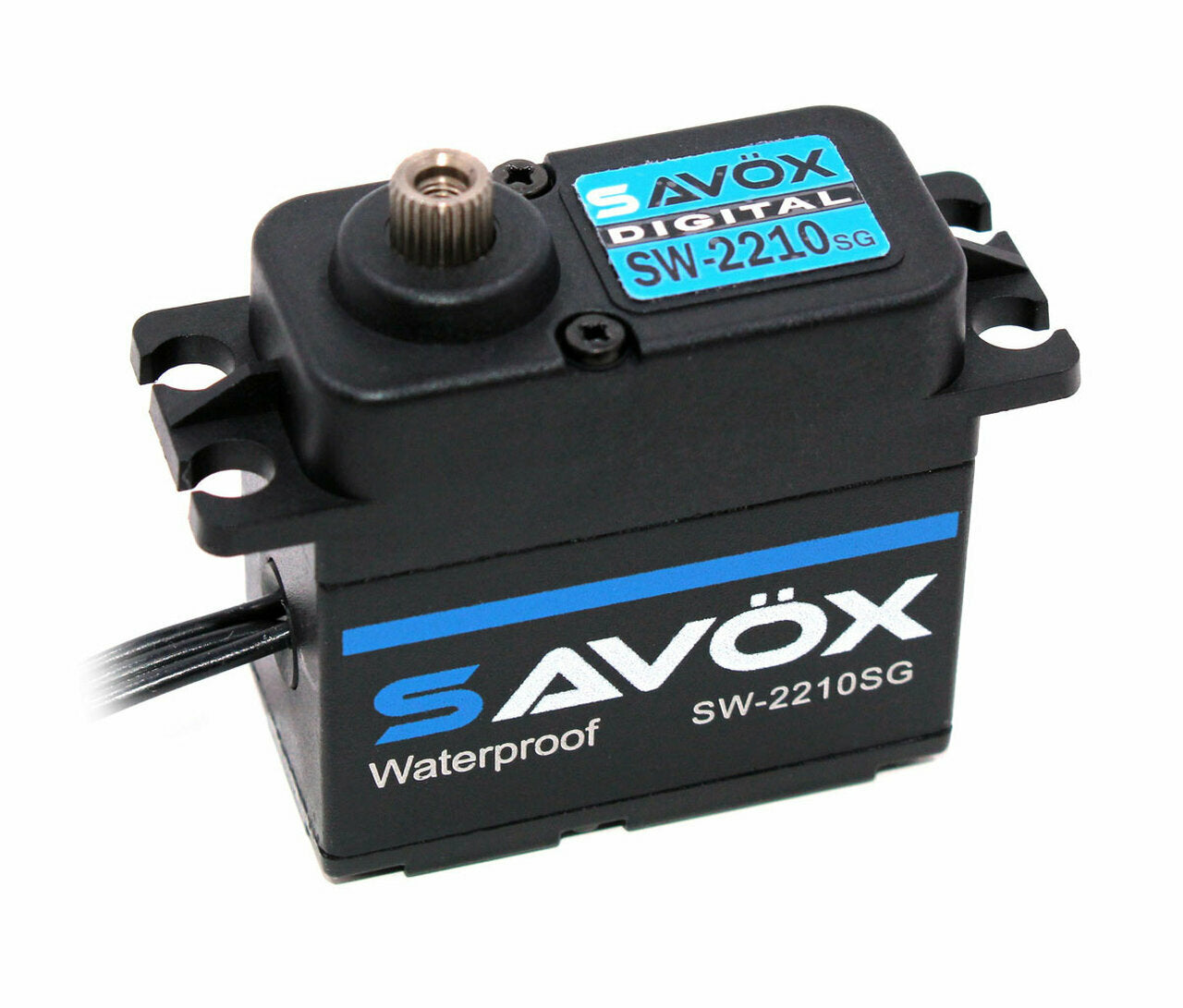 Savox SAVSW2210SG-BE SW2210 Waterproof High Voltage Brushless Digital RC Servo