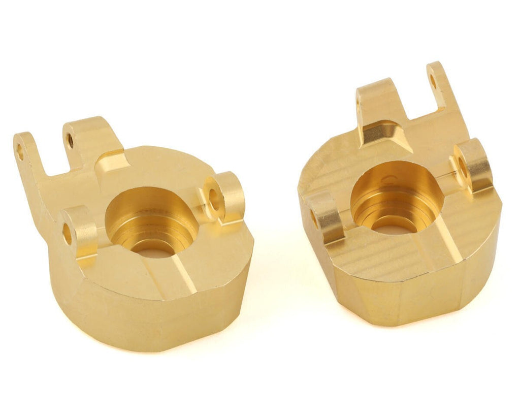Axial SCX10 Pro Comp Rock Crawler Brass Steering Knuckles (2) (58g) [AXI332008]