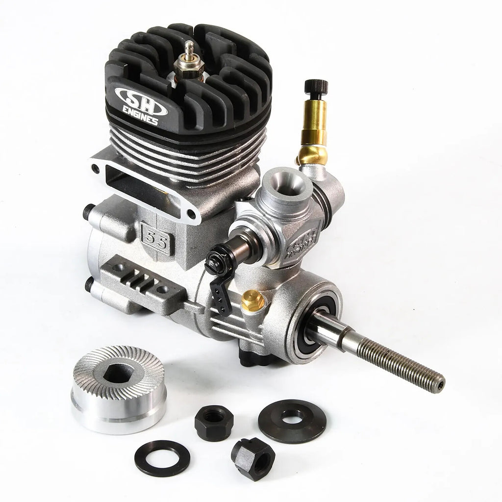 New SH .55 55 Side Exhaust RC Remote Control Airplane Nitro 2-Stroke Engine