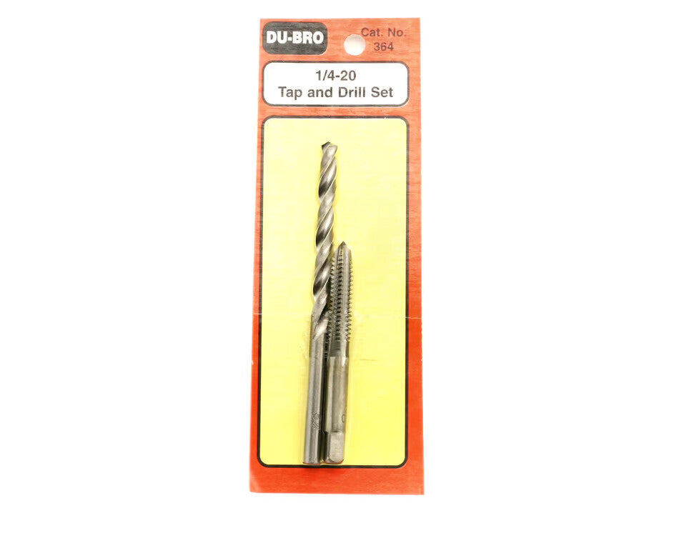 DU-BRO Dubro 364 RC Remote Control Airplane Tap & Drill Set 1/4-20 1/4 DUB364