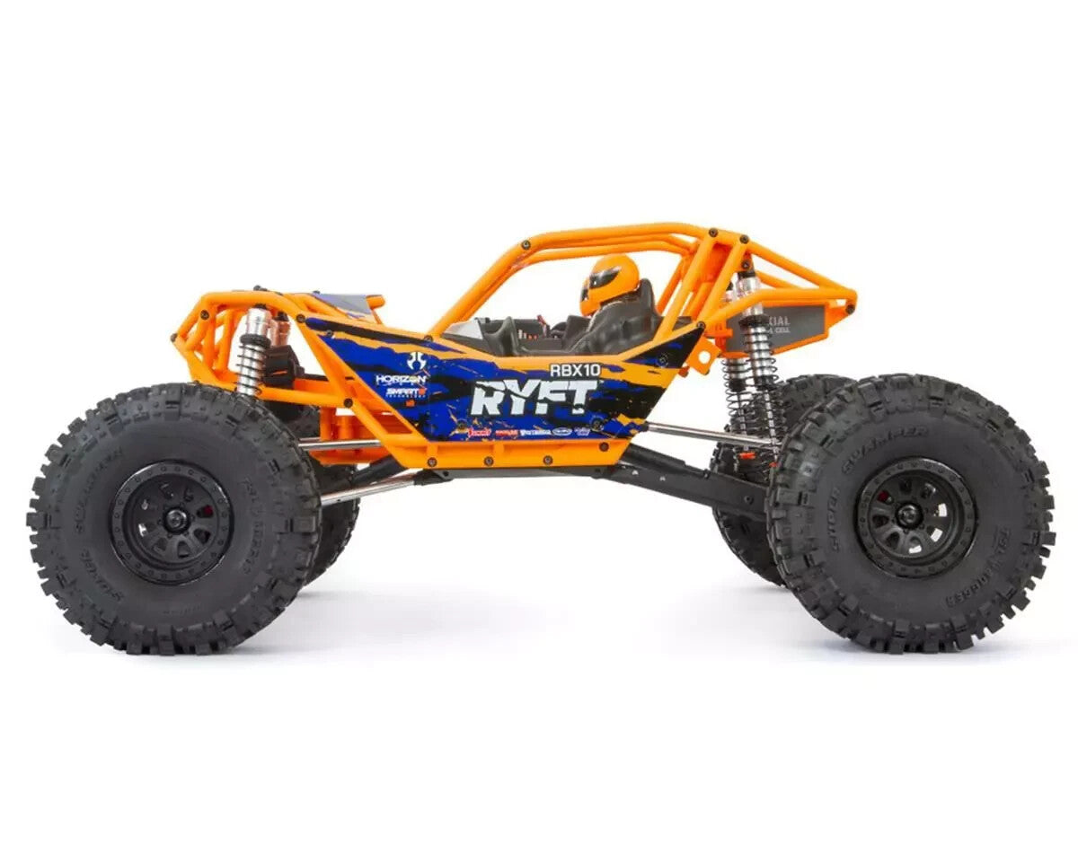 Axial RBX10 Ryft 4WD 1/10 RTR Brushless Rock Crawler Bouncer Orange AXI03005T1
