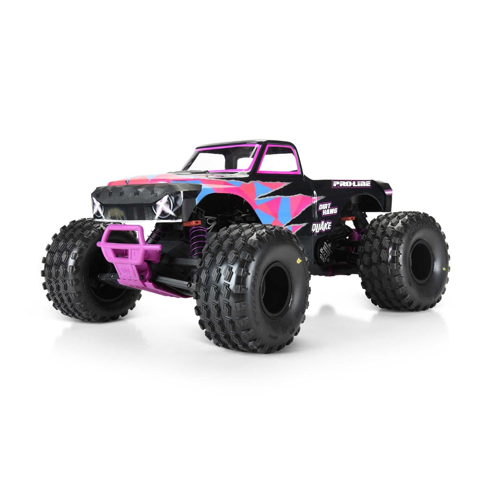 ProLine Dirt Hawg 2.0 F/R 2.6" MT Tires Stock Wheel For ARRMA QUAKE PRO1033910