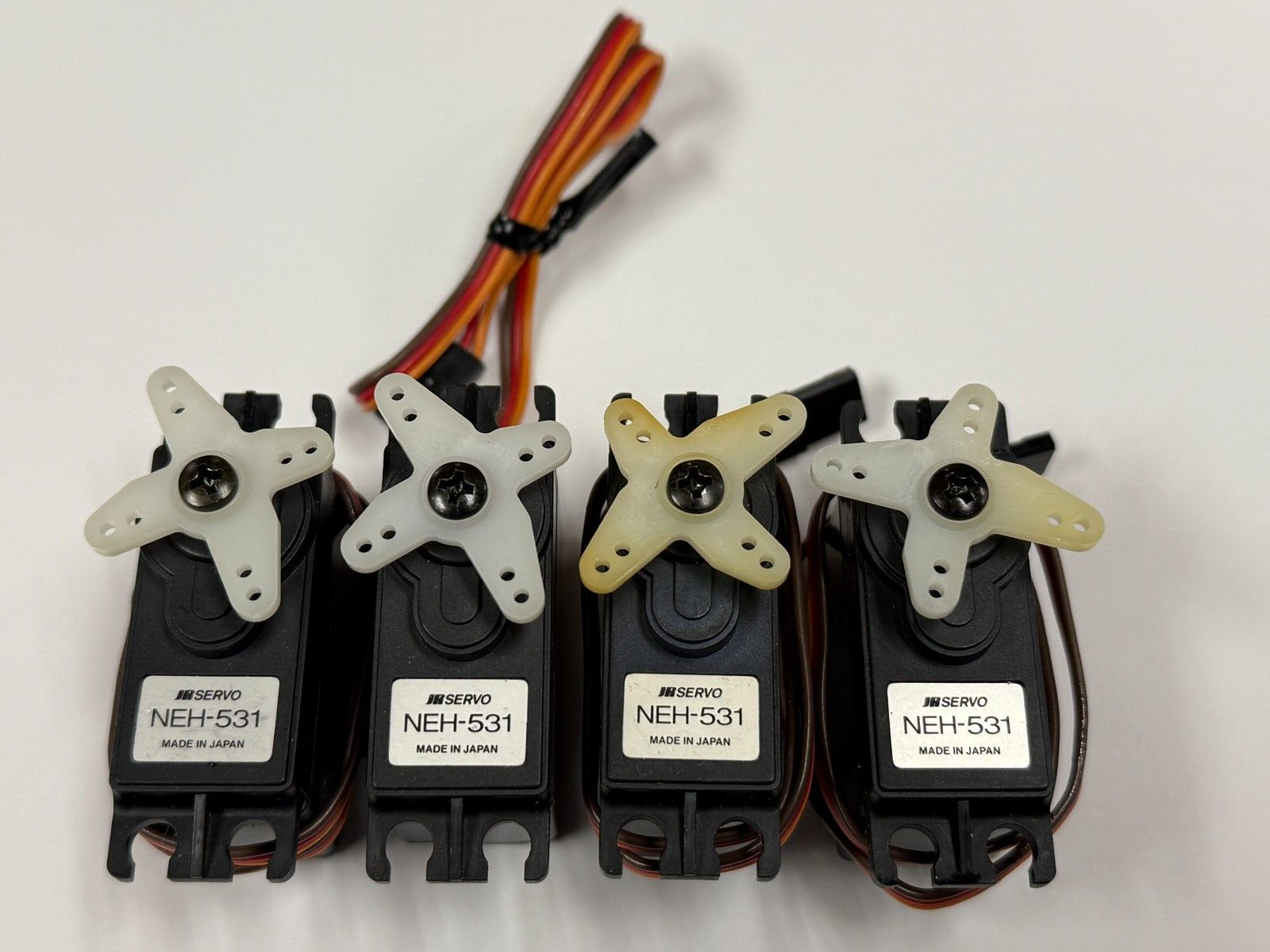 4x New JR NEH-531 531 NEH531 RC Remote Control Airplane Standard Size Servo