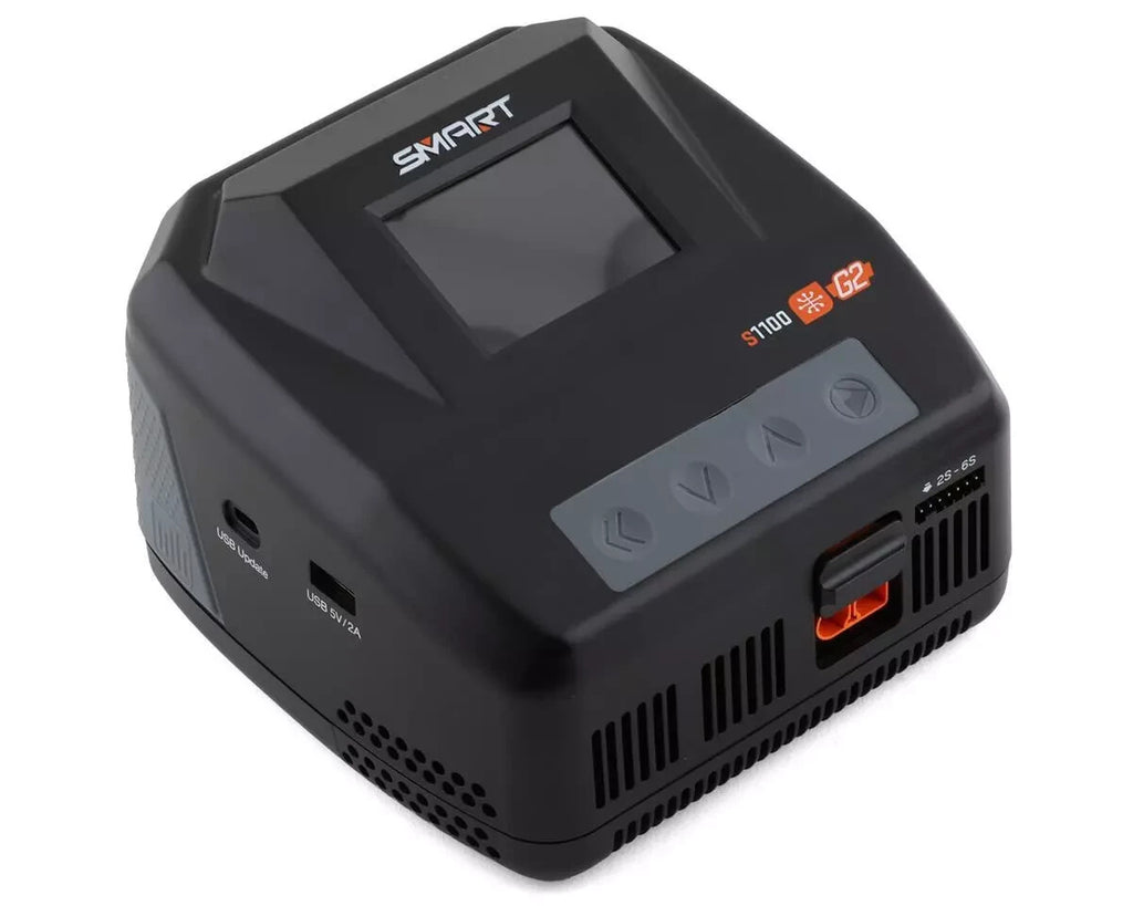 Spektrum RC S1100 G2 AC Smart RC Battery Charger (6S / 12A / 100W) SPMXC2080