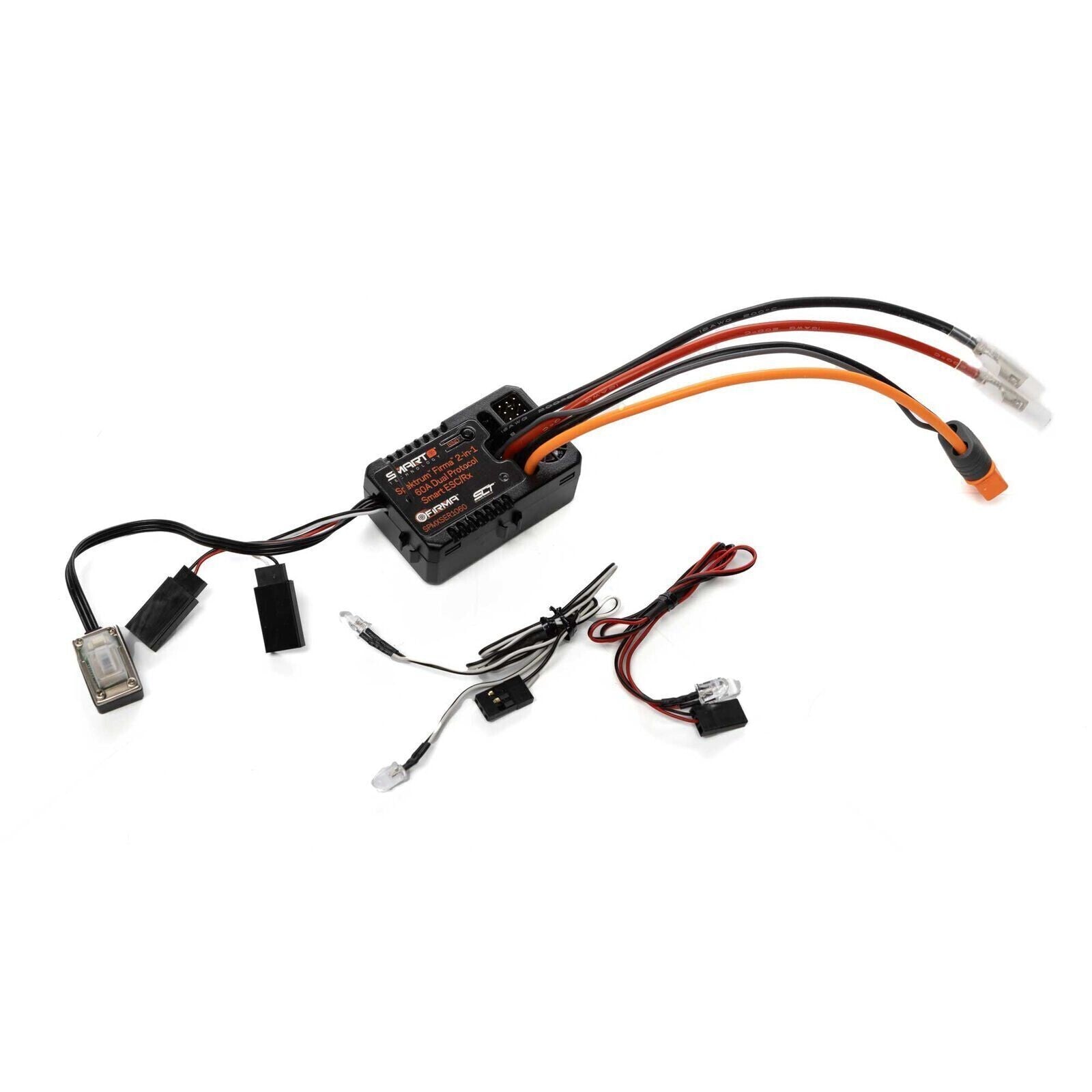 Spektrum SPMXSER1060 Firma 60A 60 Amp Smart Speed Control 2-in-1 ESC & Receiver