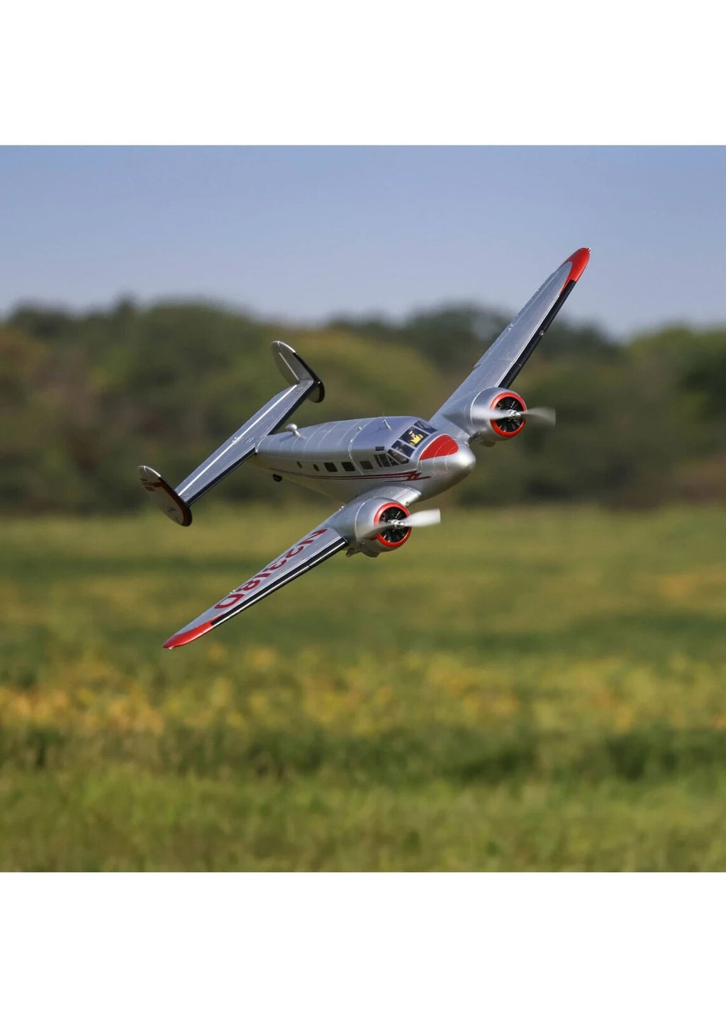 E-flite EFlite Beechcraft D18 1.5m Plug in Play PNP Electric RC Airplane