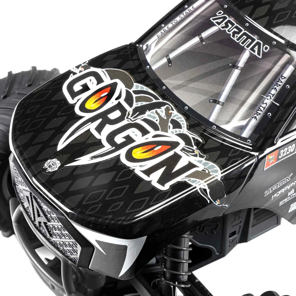 ARRMA ARA3230SKT1 1/10 Gorgon 4X2 MEGA Monster Truck Kit w/Battery & Charger