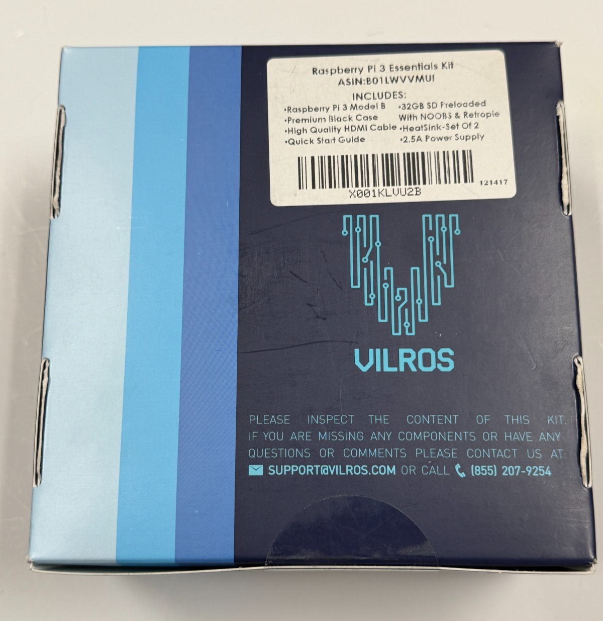 Vilros Raspberry Pi 3 Model B Essentials kit X001KLVU2B