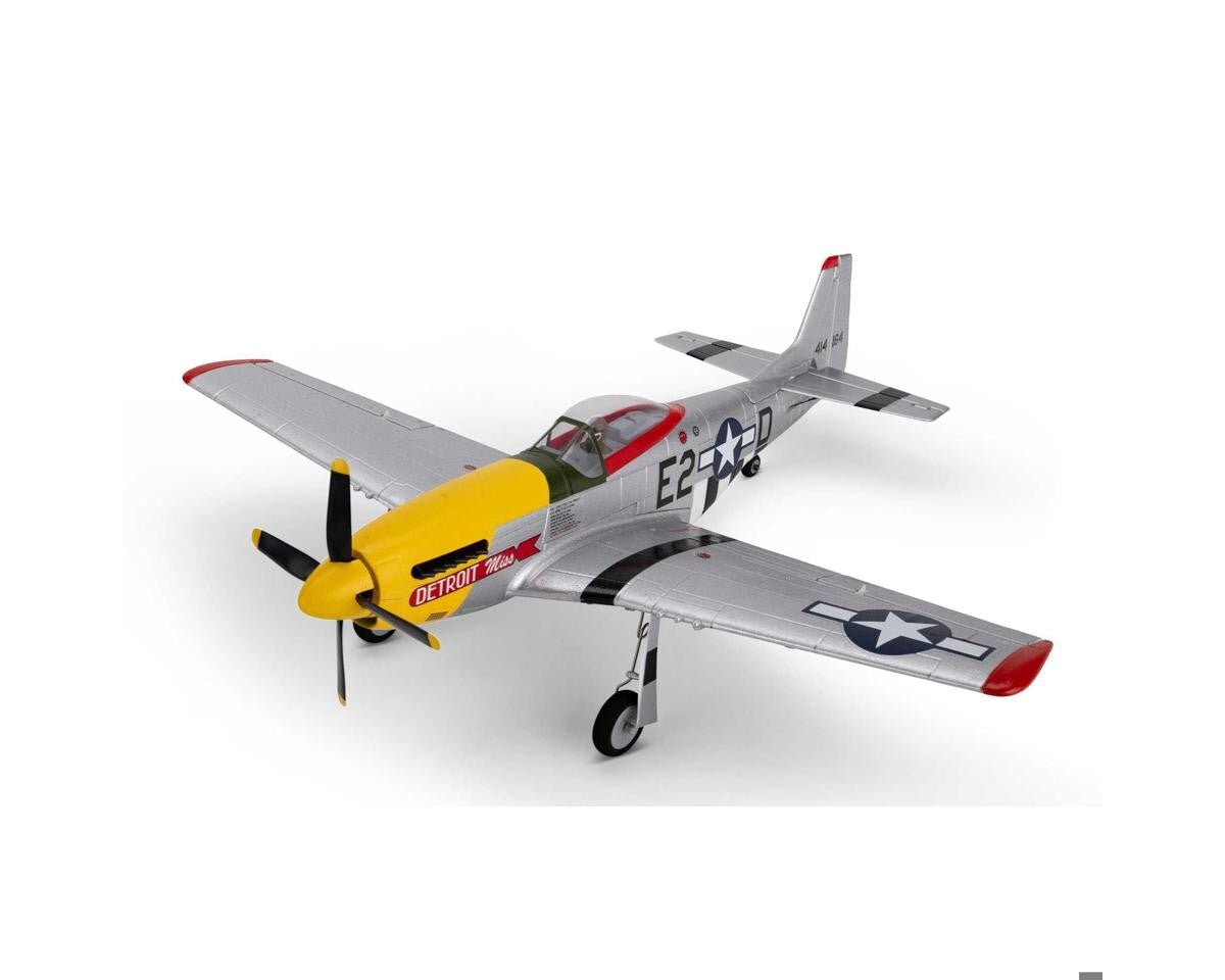E-flite Eflite UMX P-51D Mustang "Detroit Miss" Basic BNF Electric Airplane