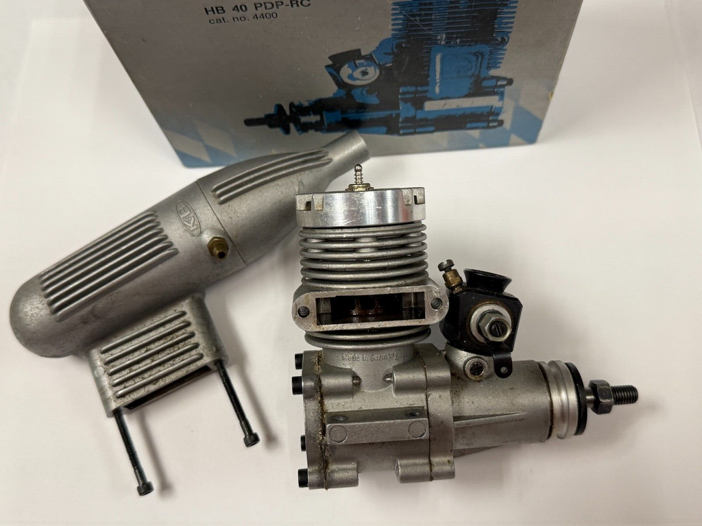 Excellent  HB .40 40 PDP Two 2 Stroke Nitro RC Remote Control Airplane Engine