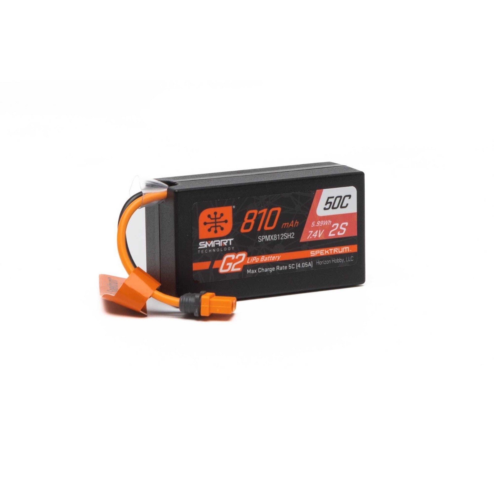Spektrum Accessories Smart G2 Powerstage Bundle 810mAh 2S 50C LiPo Battery IC...