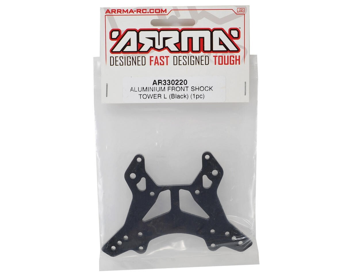 ARRMA Kraton 6S Front Shock Tower Aluminum Black ARAC9027 AR330220 330220