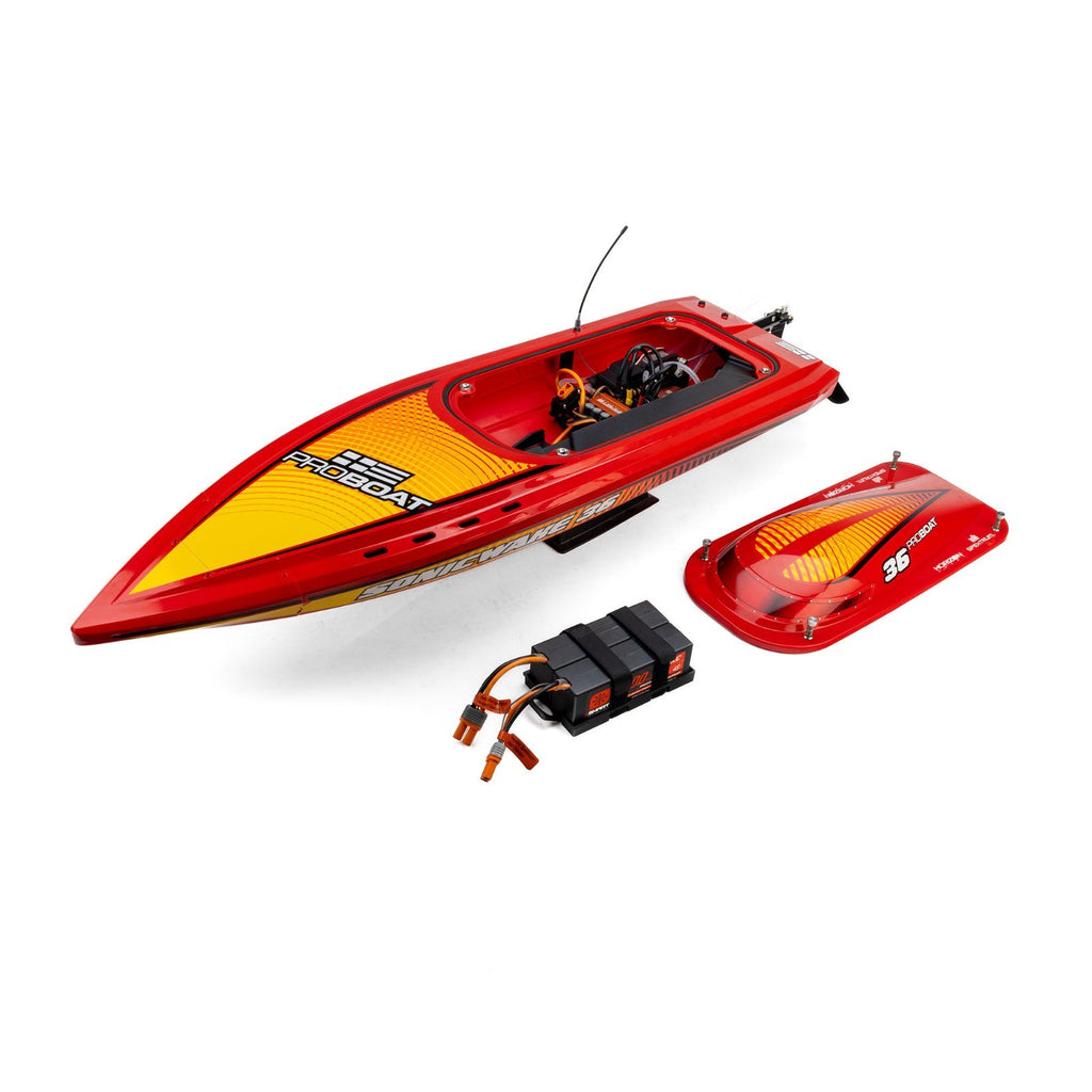 Pro Boat PRB-2171T2 Sonicwake 36 V3 Self-Righting Brushless 8S RTR Black