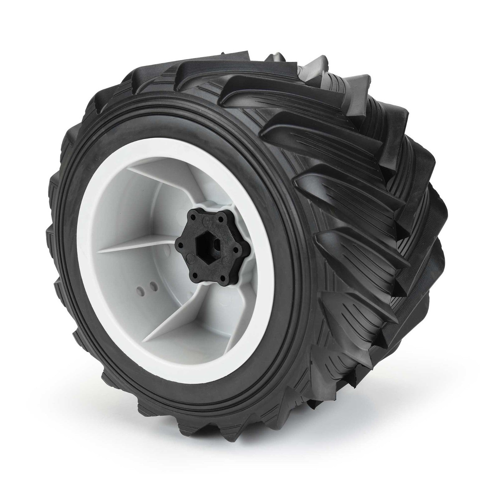 ProLine 1/10 Demolisher Fr/Rr 2.6"/3.5" MT Tires Mounted 12mm Gray Whlees (2)