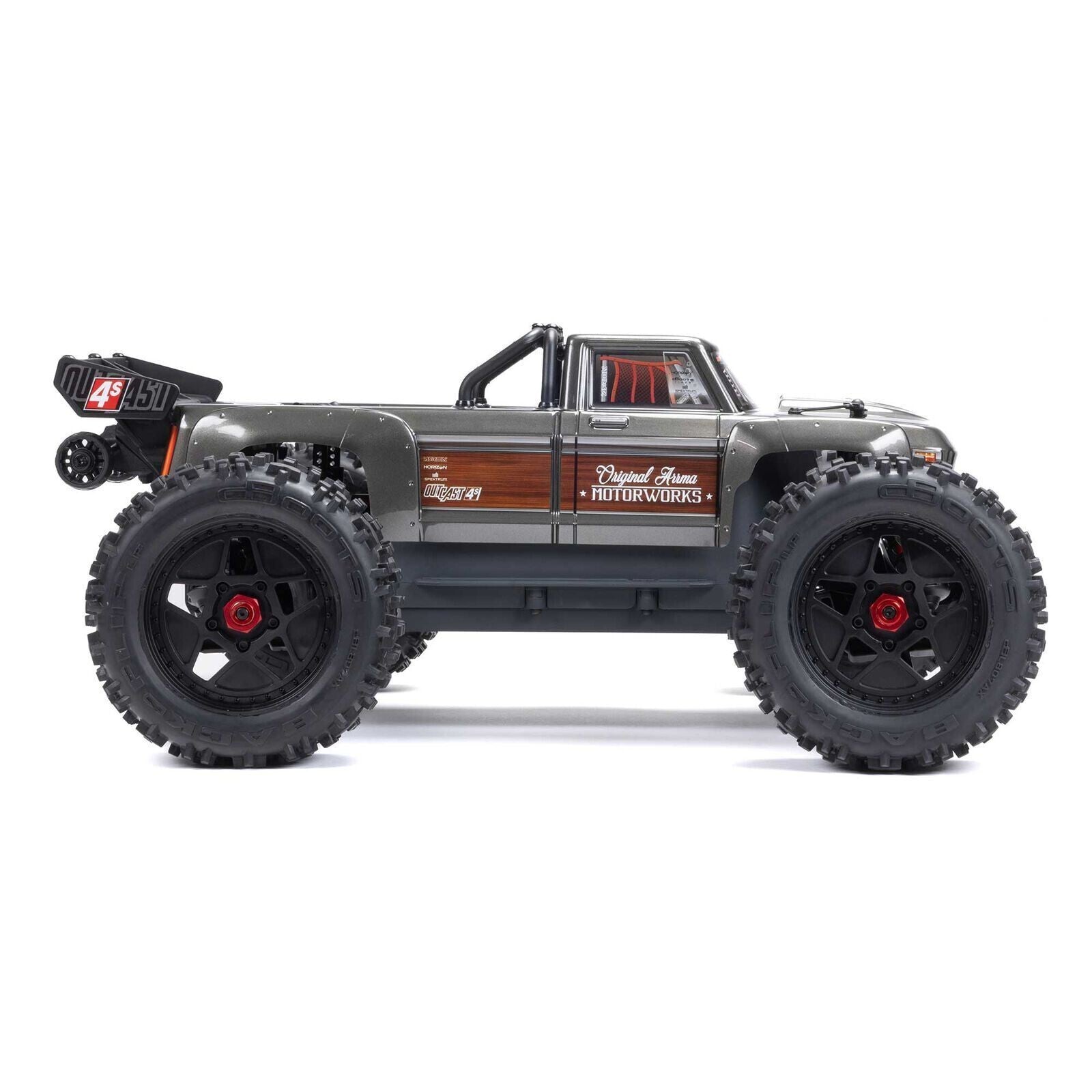 Arrma Outcast 4S V2 BLX Brushless RTR 1/10 Scale Stunt Truck Grey ARA4410V2T3