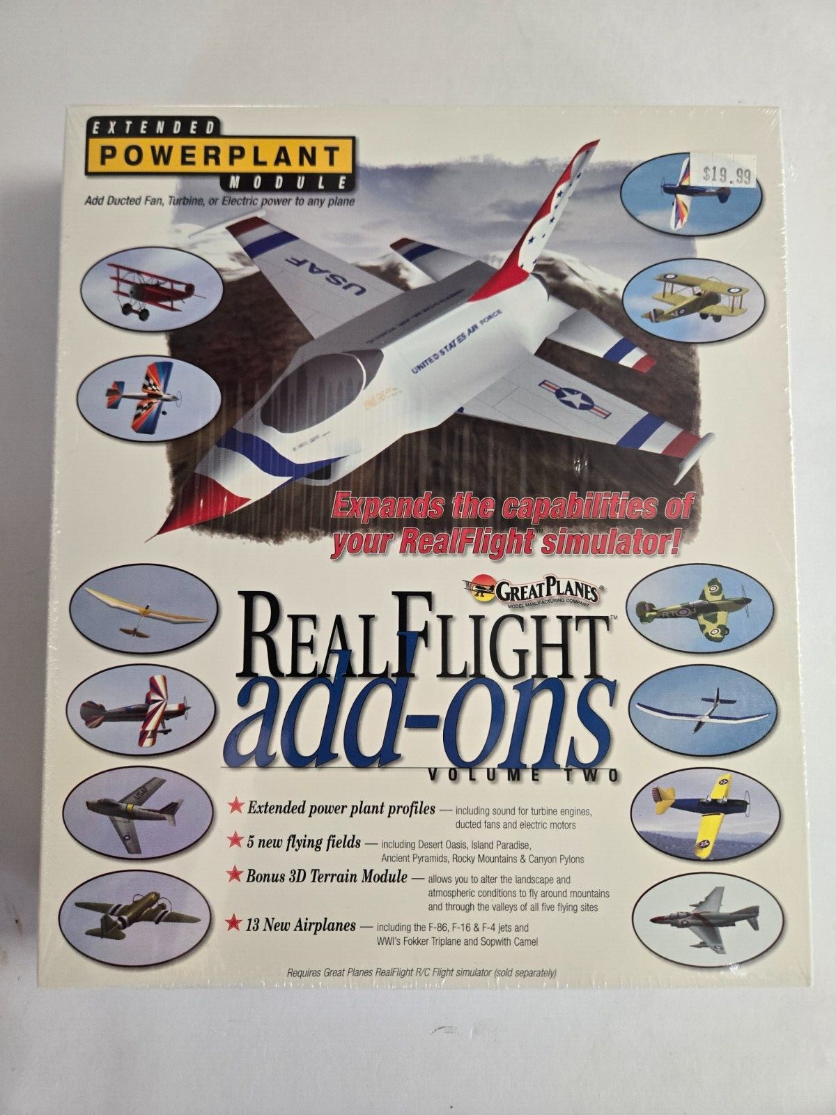Great Planes Real Flight Add-Ons Volume 2 - RC Airplane  # GPMZ4102 - New Sealed