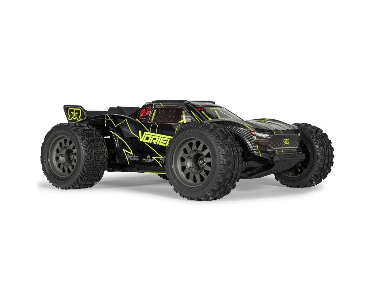 Arrma Vorteks 223S 1/10 BLX Brushless RTR RC 2WD Stadium Truck Yellow ARA3505T1