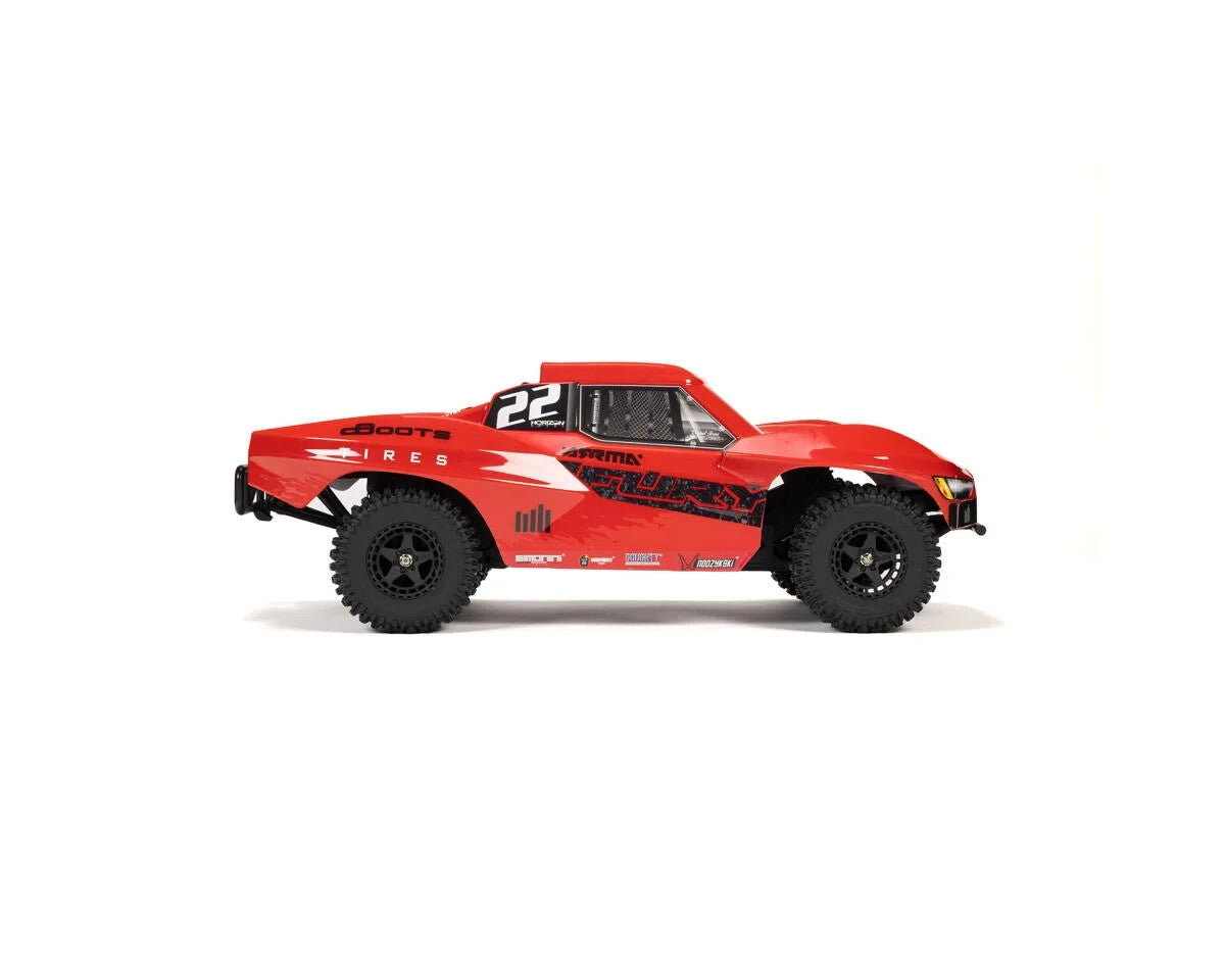 Arrma Fury 2WD MEGA 550 RTR Brushed 1/10 Off-Road Short Course Truck (Red) w/SLT