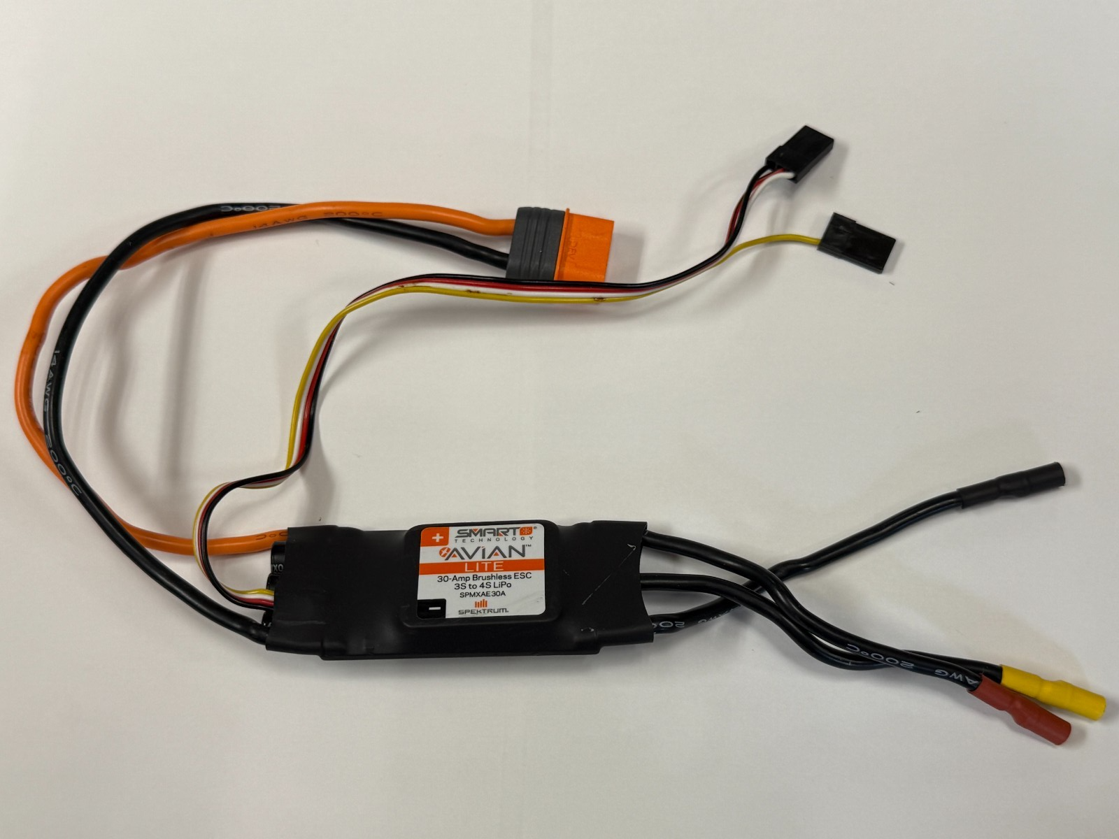 Spektrum Avian 30 Amp Brushless Smart RC Airplane ESC Speed Control SPMXAE30A
