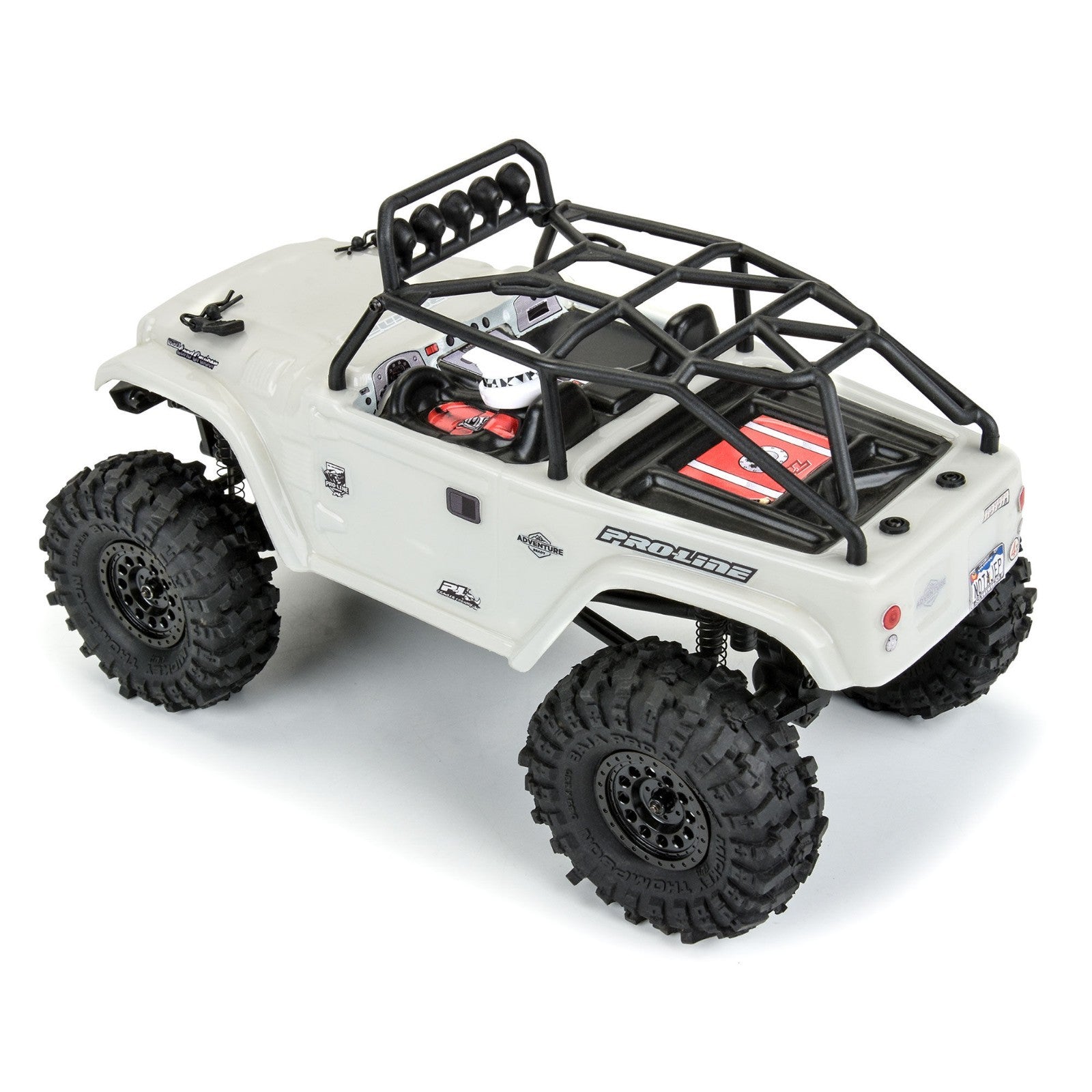 1/24 1979 Toyota Land Cruiser FJ40 Clear Body with Trail Cage: SCX24 PRO366300