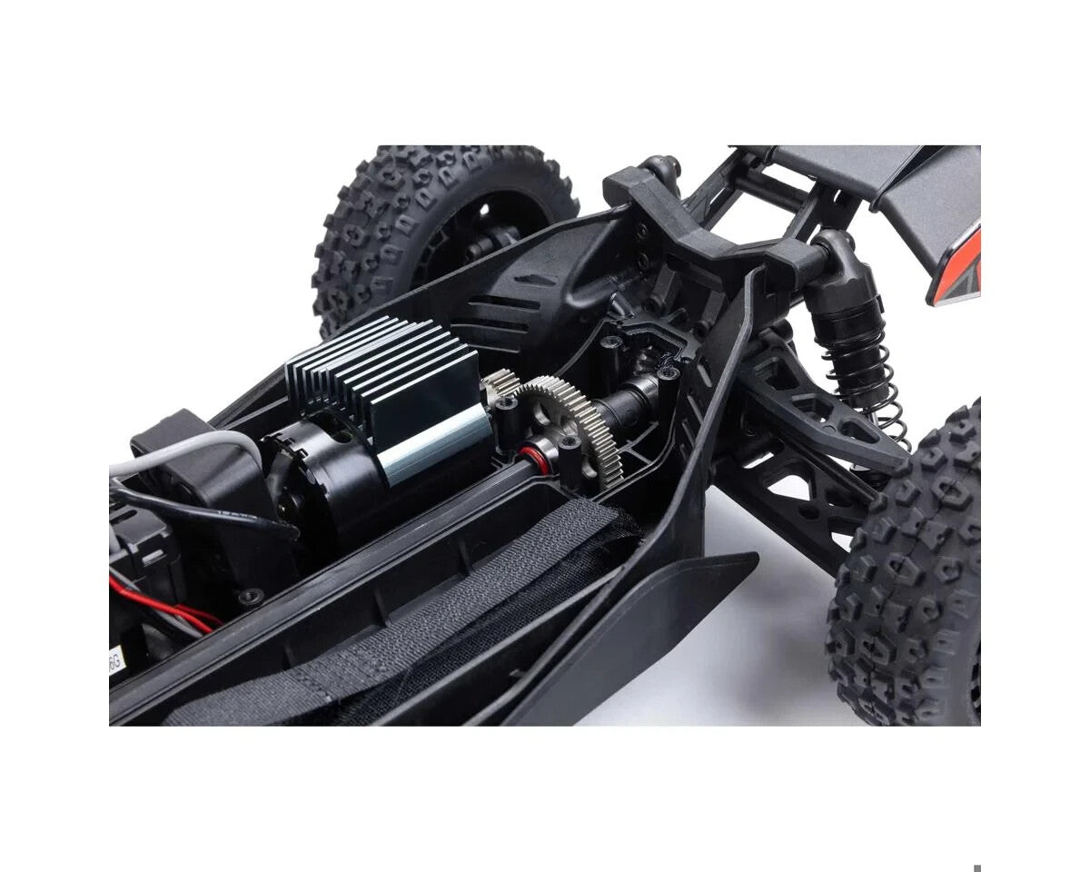 Arrma Typhon Grom MEGA 4WD 380 Brushed 1/18 Buggy RTR Red ARA2106T1