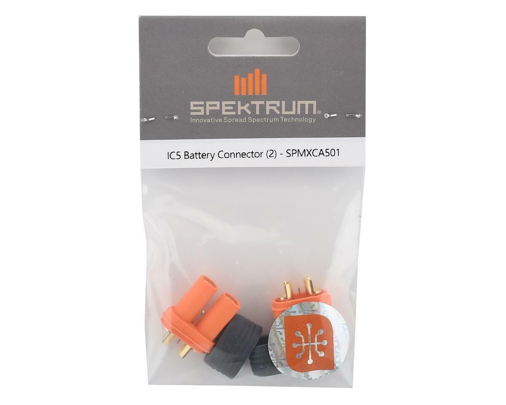 Spektrum Smart IC5 Female RC Airplane / Car Battery Connector Set Pair SPMXCA501