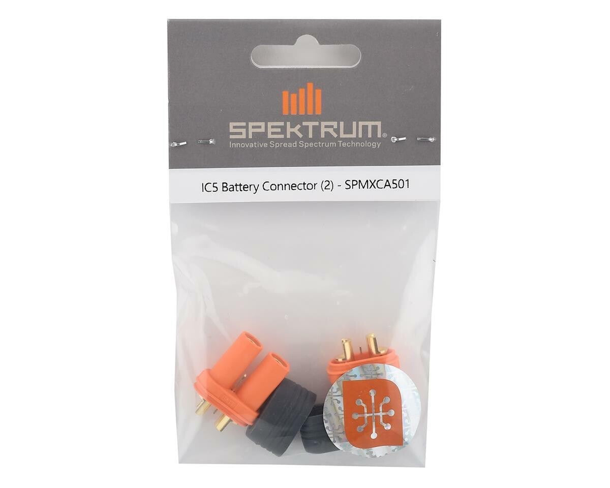 Spektrum Smart IC5 Female RC Airplane / Car Battery Connector Set Pair SPMXCA501