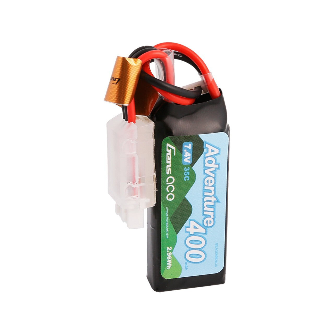 Gens Ace 2s 7.4v 400mah 35c lipo battery For Axial SCX24 1/24 RC Truck Crawler