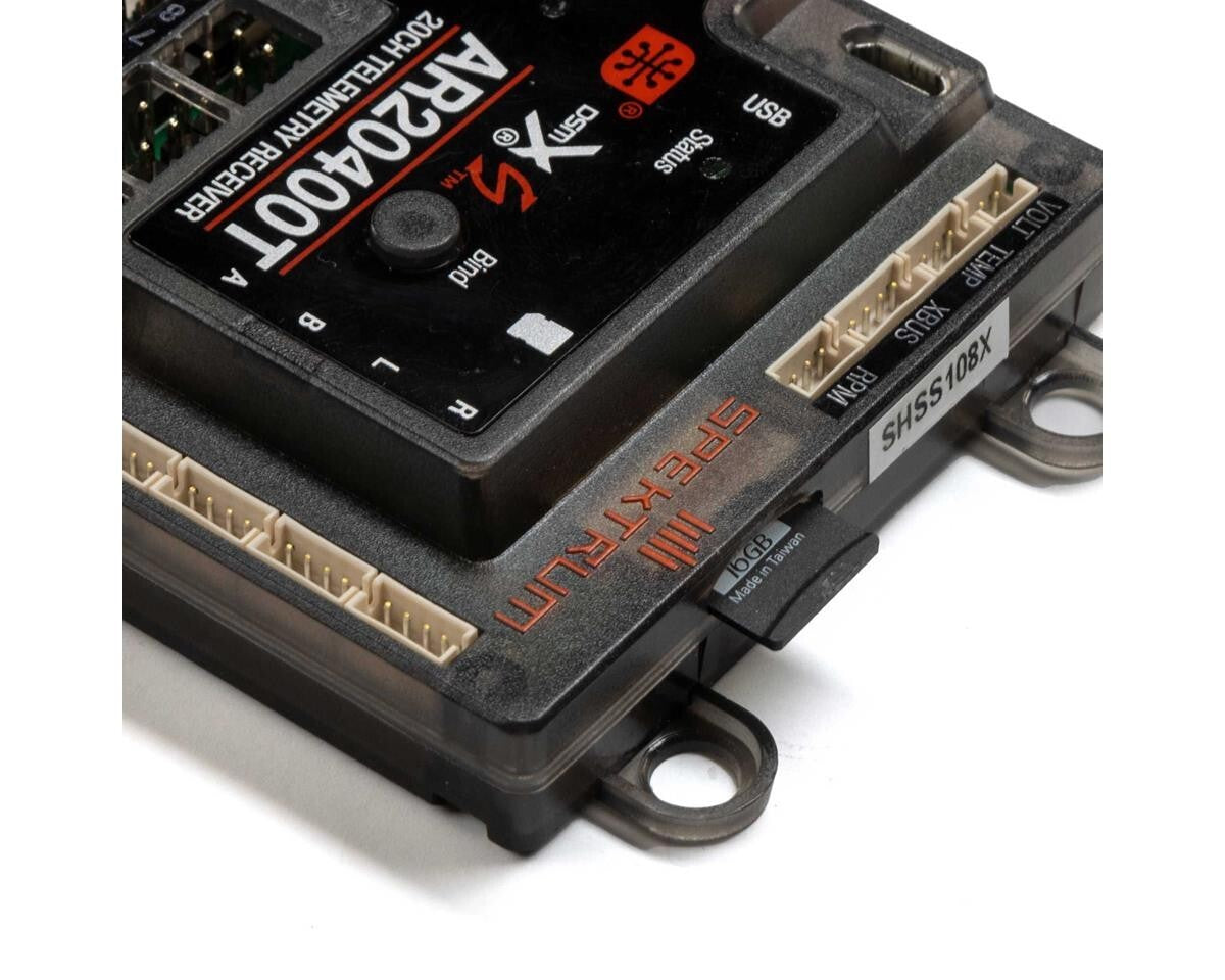 Spektrum RC AR20400T 20-Channel DSMX PowerSafe Telemetry Receiver SPMAR20400T