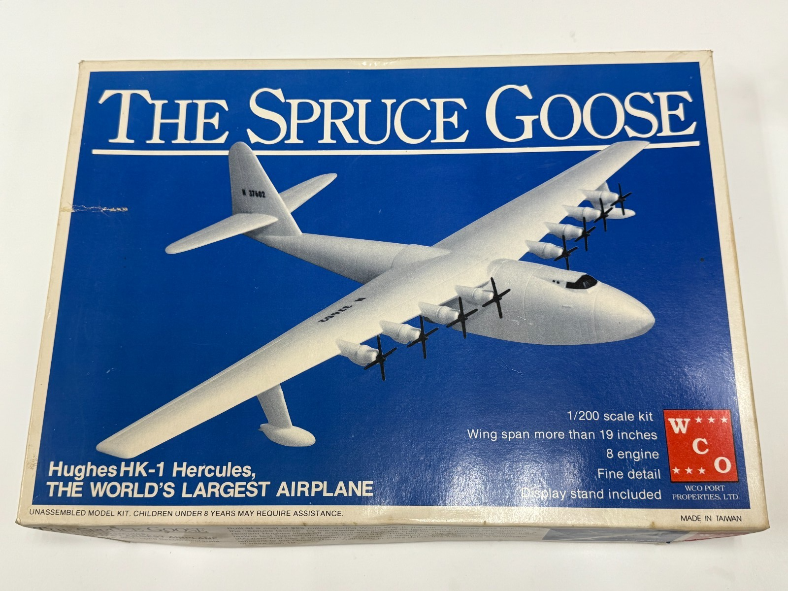 New 1/200 WCO The Spruce Goose Hughes HK-1 Hurcules Airplane Plastic Model Kit