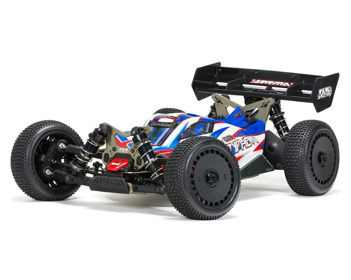 Arrma Typhon 6S TLR Tuned 1/8 Scale 4WD RTR Ready To Run Buggy Red/Blue ARA8406