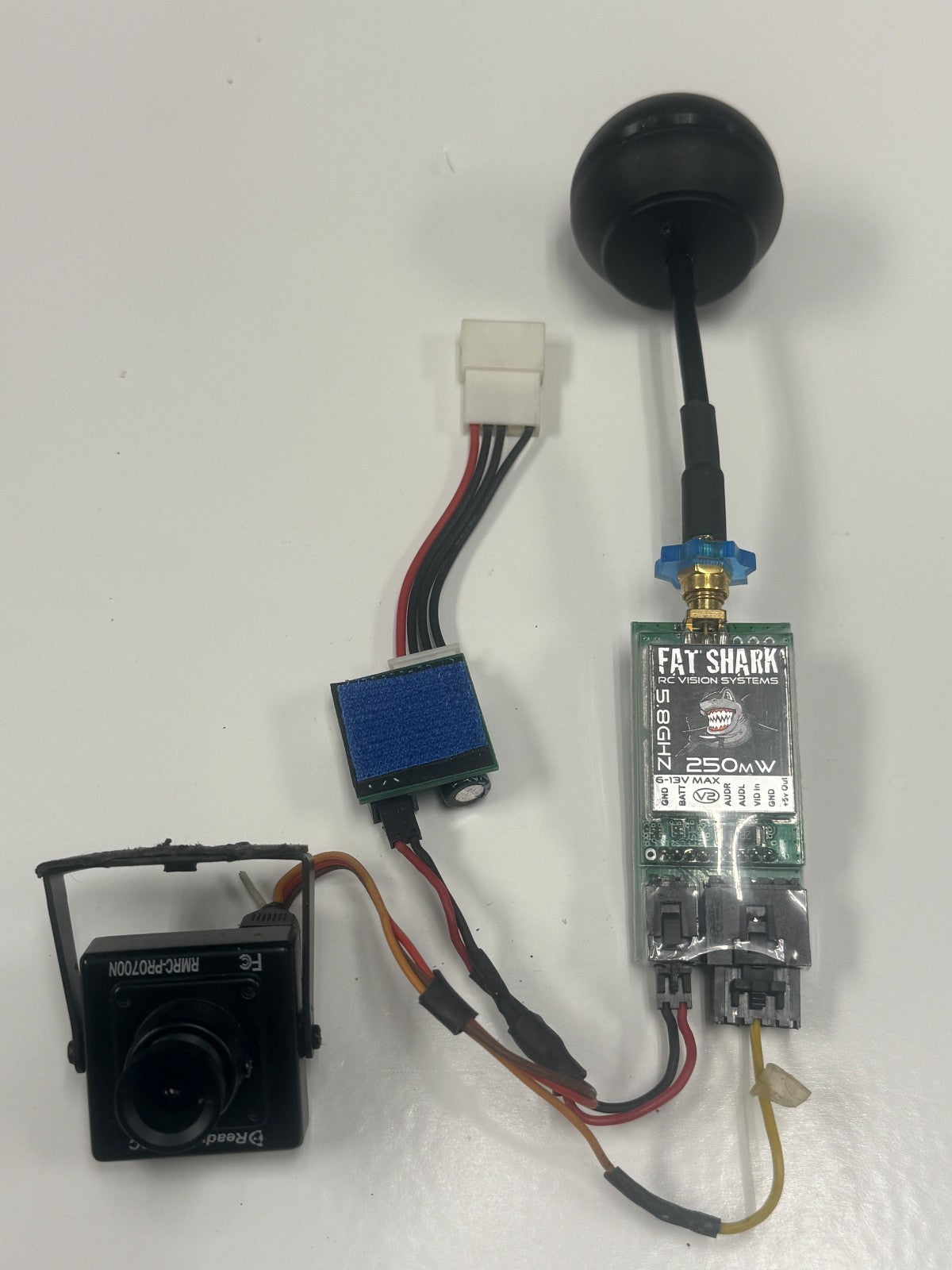 Fat Shark 5.8GHz 250mW FPV Transmitter RMRC PRO700 Camera Antenna System