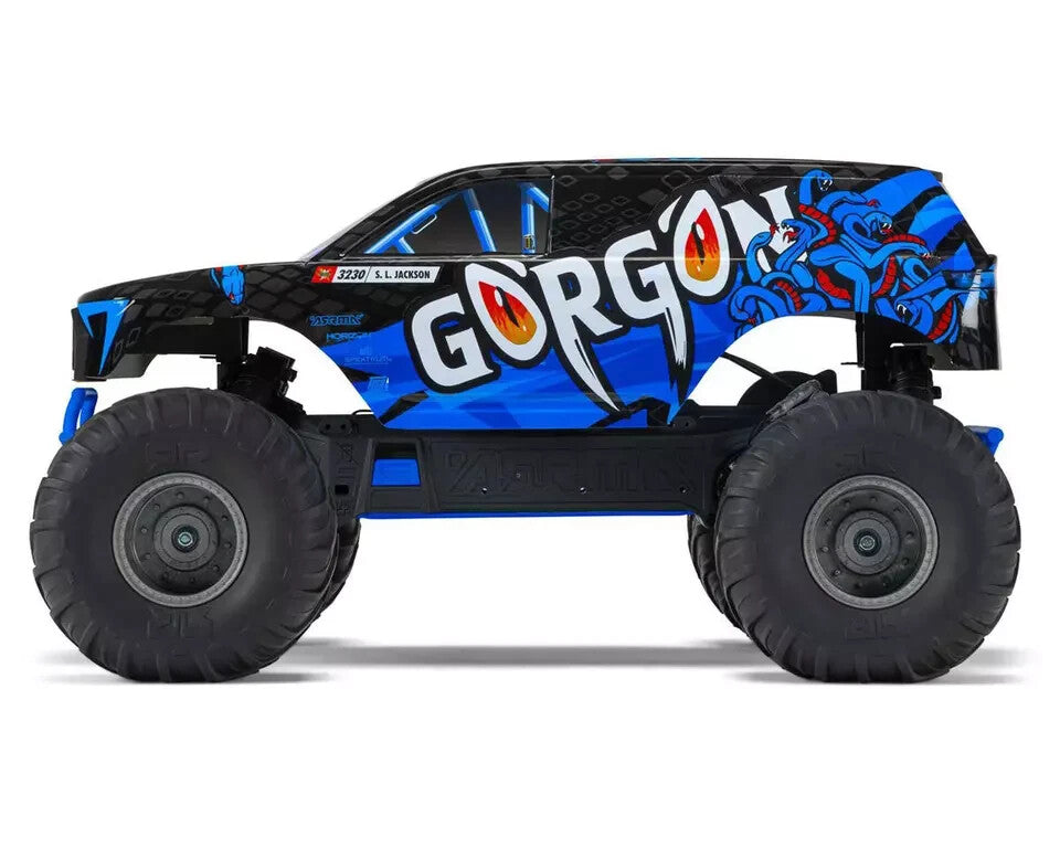 Arrma Gorgon 4X2 MEGA 550 Brushed 1/10 Monster Truck RTR (Blue) ARA3230T1